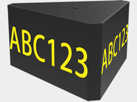 Triangular Fleet Identification Sign