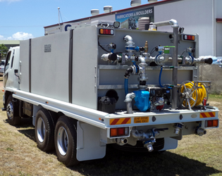 Water Tanker Tie Down Version